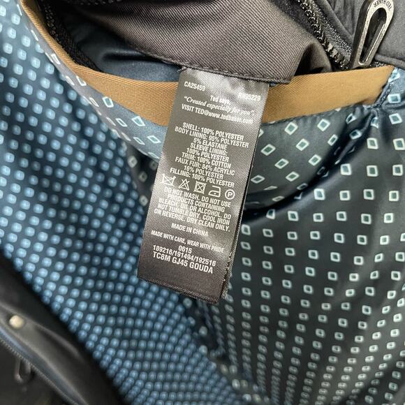 Ted Baker Gouda Hooded Parka Black Size 2XL Faux Fur NEW - Picture 6 of 13